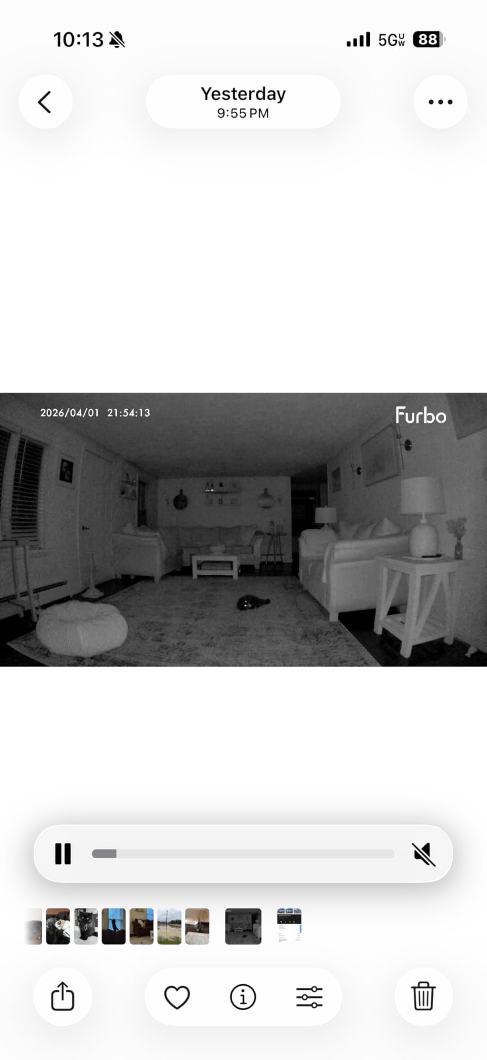 Furbo Mini Pet Camera: Security Cam w/Barking/Meowing Alerts, Cat or Dog Tracking w/Phone App, Smart Home Indoor Monitoring, 2-Way Speaker. No Subscription Needed. Standard See, Talk & Toss Features customer photo 2