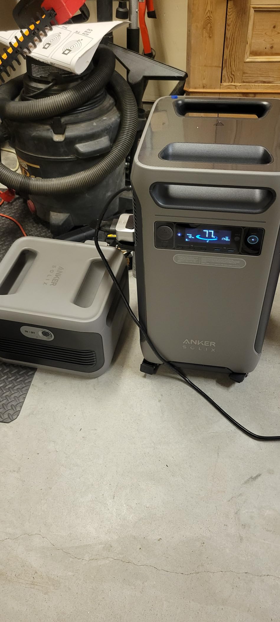 Anker SOLIX F3800 Portable Power Station, 3,840Wh, 6,000W, Home Backup, RVs | 3,840Wh LiFePO4 Battery, 120V / 240V Dual-Voltage Output, 6,000W Solar Generator for Home, RVs, and Emergency Use, UPS customer photo 1