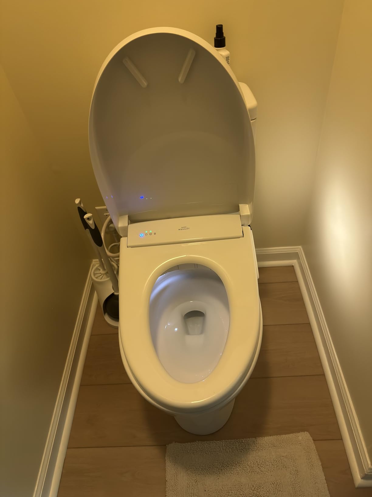 WASHLET+ S7A Electronic Bidet Toilet Seat with EWATER+ Bowl and Wand Cleaning, Auto Open and Close Contemporary Lid, Elongated, Cotton White - SW4736AT40#01 customer photo 1