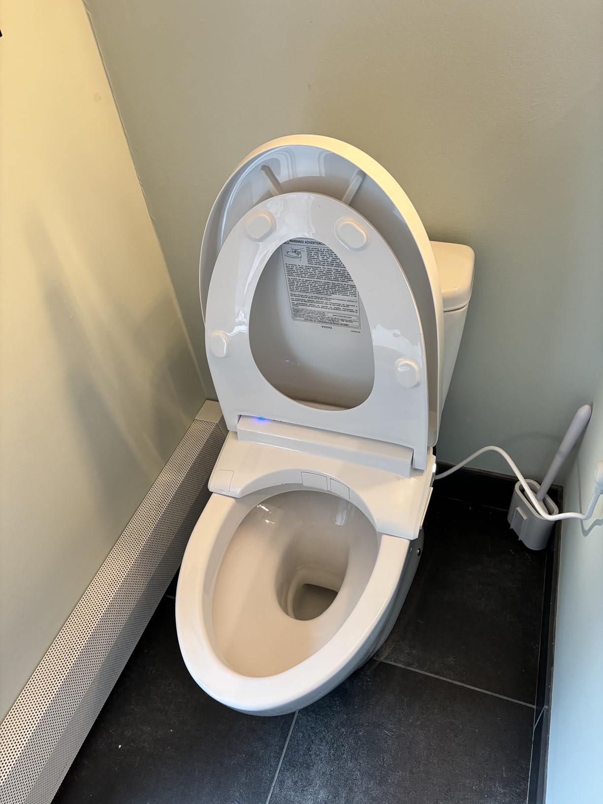 WASHLET+ S7A Electronic Bidet Toilet Seat with EWATER+ Bowl and Wand Cleaning, Auto Open and Close Contemporary Lid, Elongated, Cotton White - SW4736AT40#01 customer photo 2
