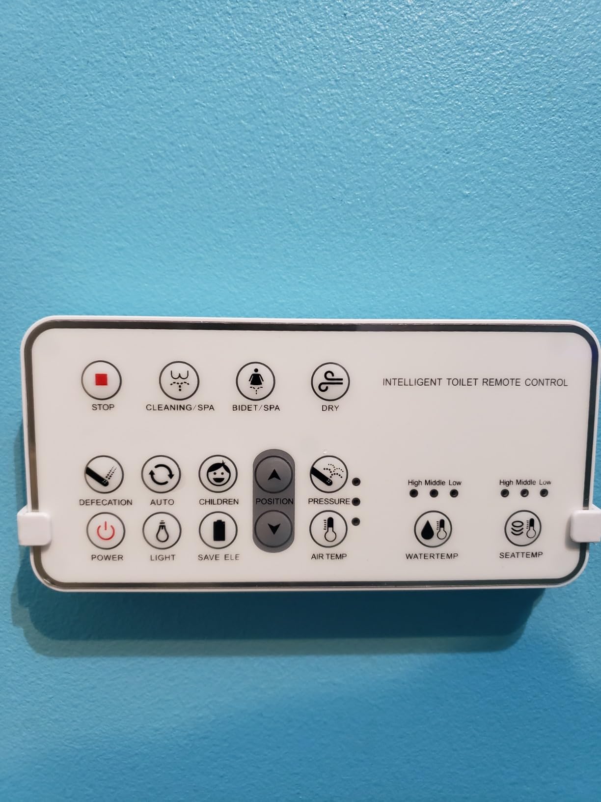 ZMJH Bidet Toilet Seat, Electric Smart Heated Seat with Slow Closes, Vortex Wash, Warm Dryer, Rear and Front Wash, Warm Water, Remote Control, and Night Light, White, A102S-W (Elongated) customer photo 1