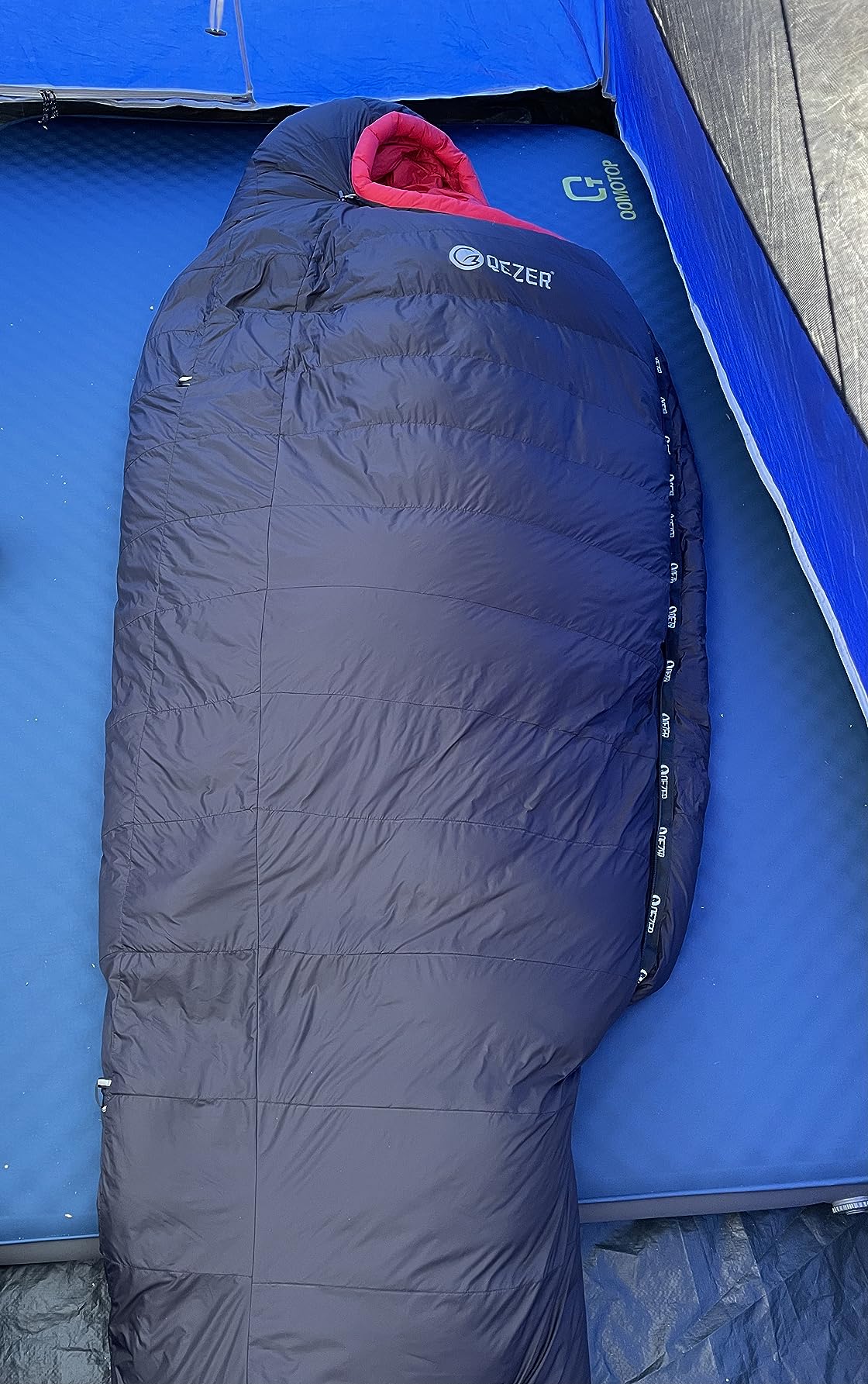0 Degree Sleeping Bag for Adults, 650 Fill Power Down Sleeping Bag for Cold Weather -20F/-8F/0F/10F Large Lightweight customer photo 1