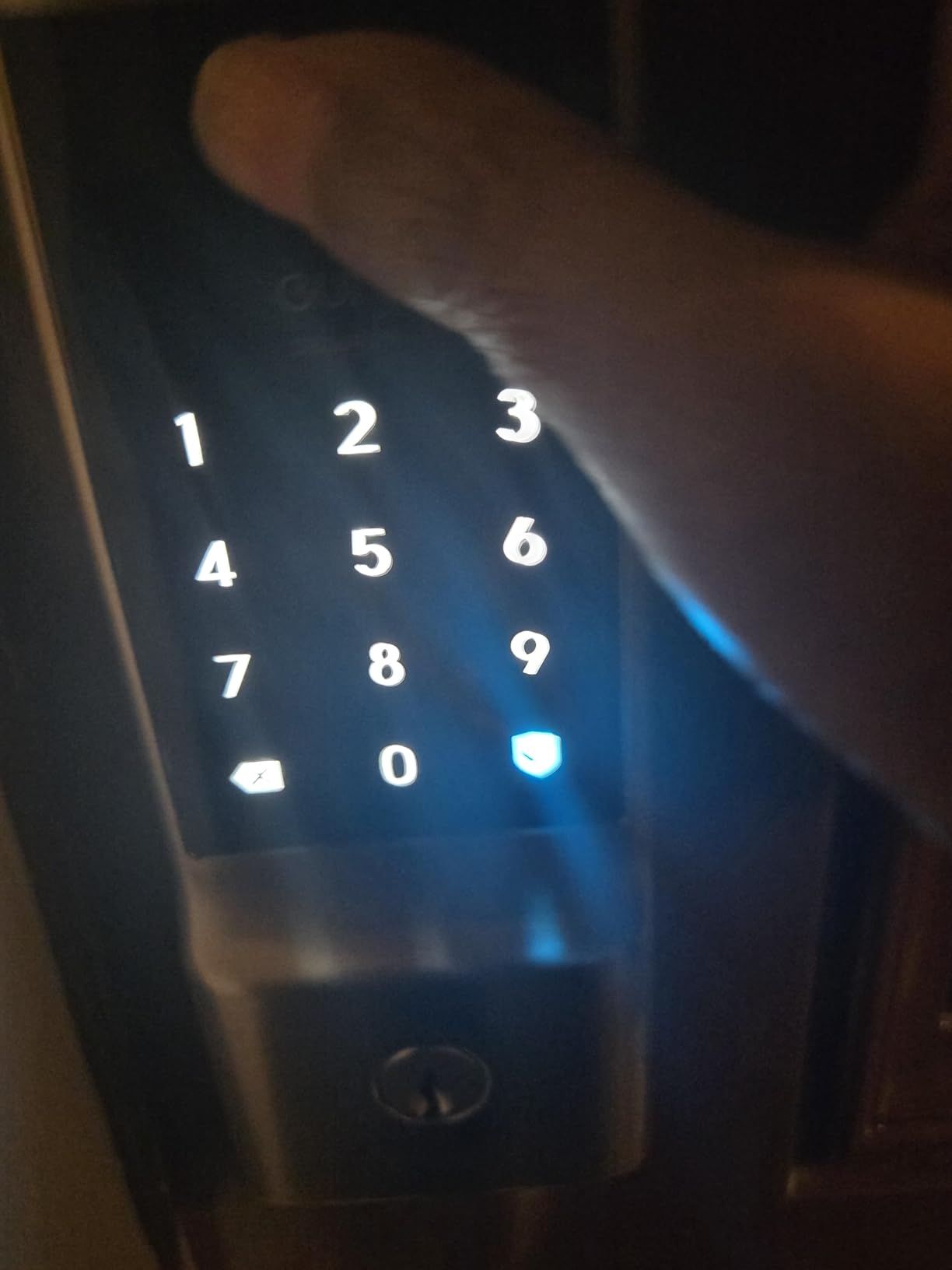 eufy Security Smart Lock C220, Fingerprint Keyless Entry Door Lock, Built-in Wi-Fi, App Remote Control, Front Door Smart Deadbolt, IP53 Waterproof, 8-Months Battery, Nickel customer photo 2