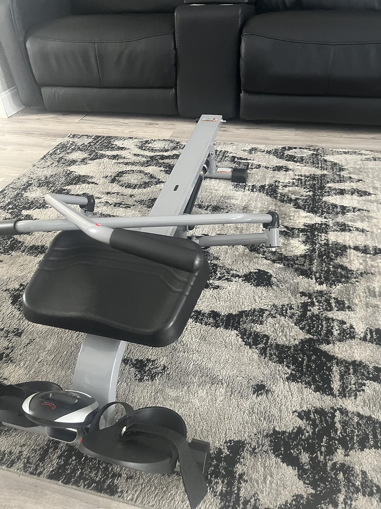 Sunny Health & Fitness Smart Compact 360-Degree Full-Motion Rower, Low-Impact Full-Body Workout Rowing Workout Machine, Wide Motion Range & Space-Saving Design, Free SunnyFit Training App Connection customer photo 1