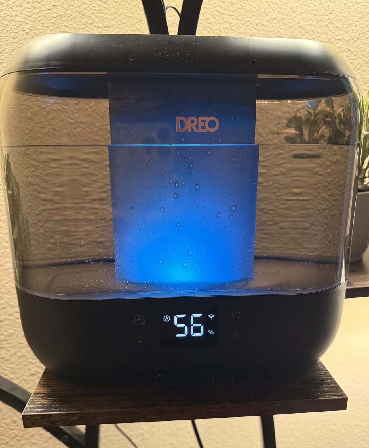 Dreo Smart Humidifiers for Bedroom, Top Fill 4L Supersized Humidifier Large Room with 28 dB, 36H Runtime, Touch/APP/Voice Control, Nightlight, Cool Mist Humidifiers for Baby, Plants, Indoor, Black customer photo 2