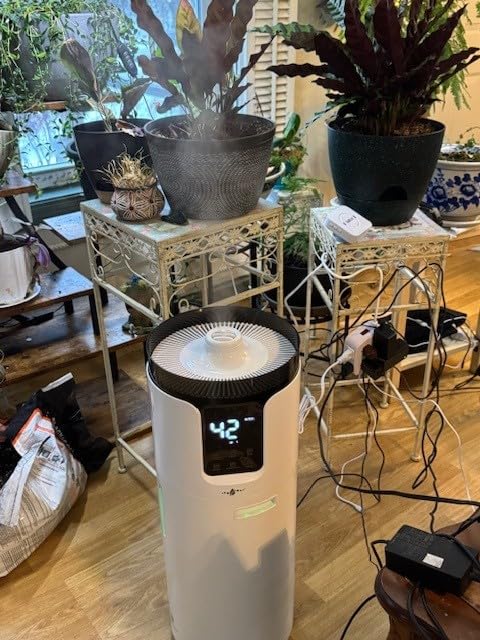 Humidifier large room 16L/4.2Gal - Lacidoll Whole house Humidifier for Home 1500 sq.ft. Ultrasonic Cool Mist Humidifiers for Bedroom with Extension Tube & Aroma Box & Night light, White customer photo 2