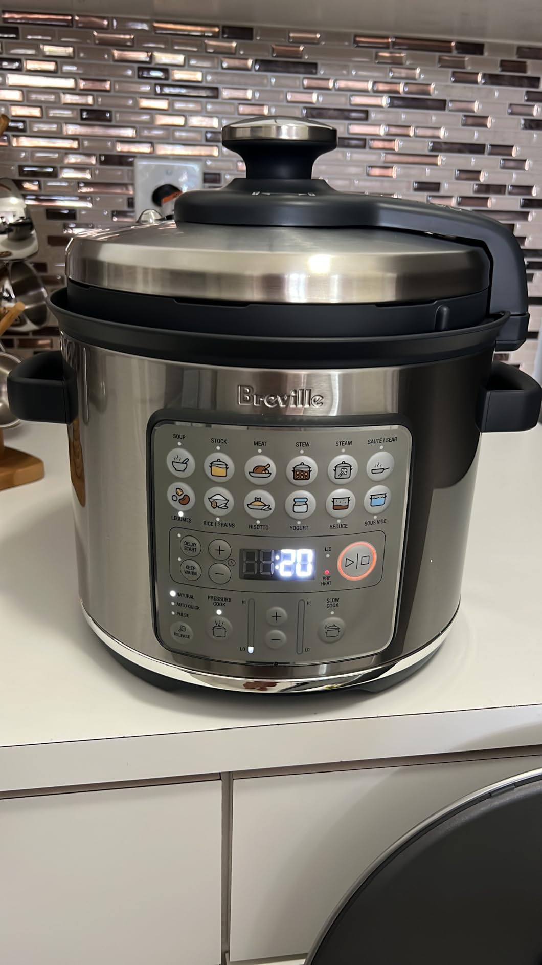 Breville Fast Slow Go Pressure Cooker, 6 Quart, Brushed Stainless Steel (BPR680BSS) customer photo 1