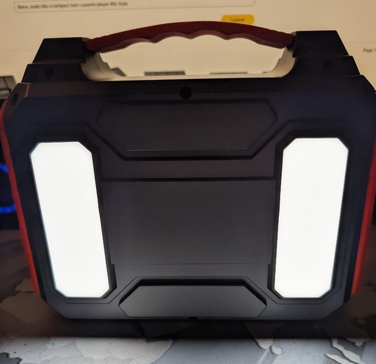 Portable Solar Generator, 300W Portable Power Station with Foldable 60W Solar Panel, 110V Pure Sine Wave 280Wh Battery Power Pack for Camping RV Van Outdoor customer photo 2