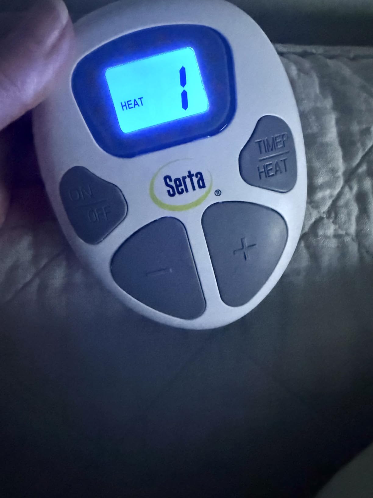 Serta Heated Mattress Pad Queen Size - Electric Mattress Pad, 10 Heat Setting Controller, Auto Shut Off Timer, Deep Elastic Pocket, Up to 17