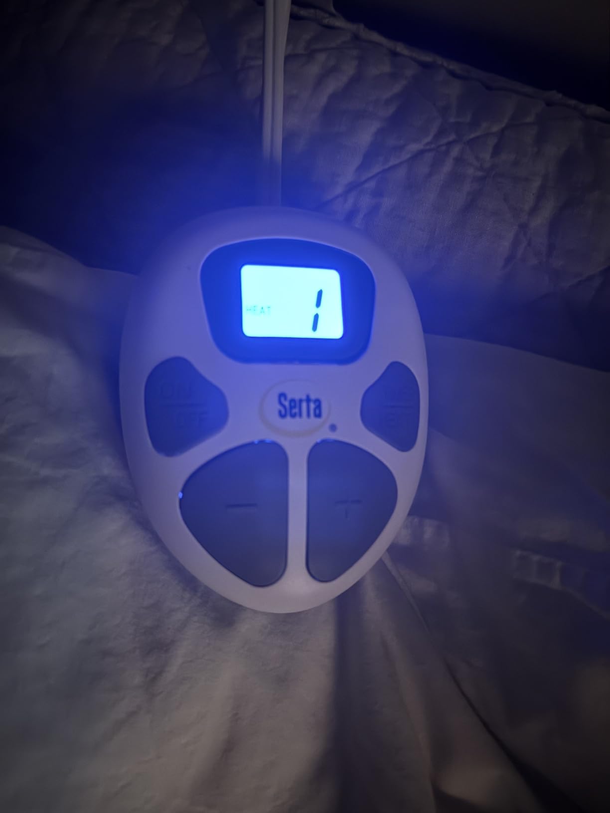 Serta Heated Mattress Pad Queen Size - Electric Mattress Pad, 10 Heat Setting Controller, Auto Shut Off Timer, Deep Elastic Pocket, Up to 17