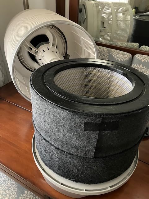 Air Purifiers for Home Large Room up to 2400sq.ft, LUNINO H13 HEPA Air Filter with PM 2.5 Display Air Quality Sensors, Aromatherapy Function, Air Cleaner for Dust, Smoke, Dander, Pets Hair, Pollen customer photo 1