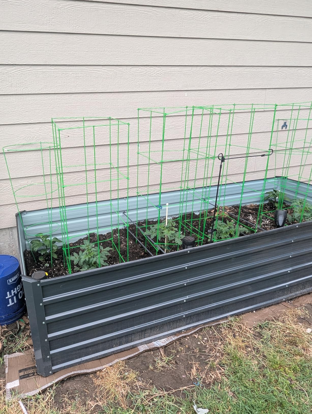Ohuhu 8x3x1.9 FT Metal Raised Garden Bed Outdoor, Reinforced Deep Root Galvanized Steel Rustproof Planter Box, 100% Non-Toxic, 341 Gal Heavy Duty Tall Raised Beds for Growing Vegetables Flowers Herbs customer photo 2