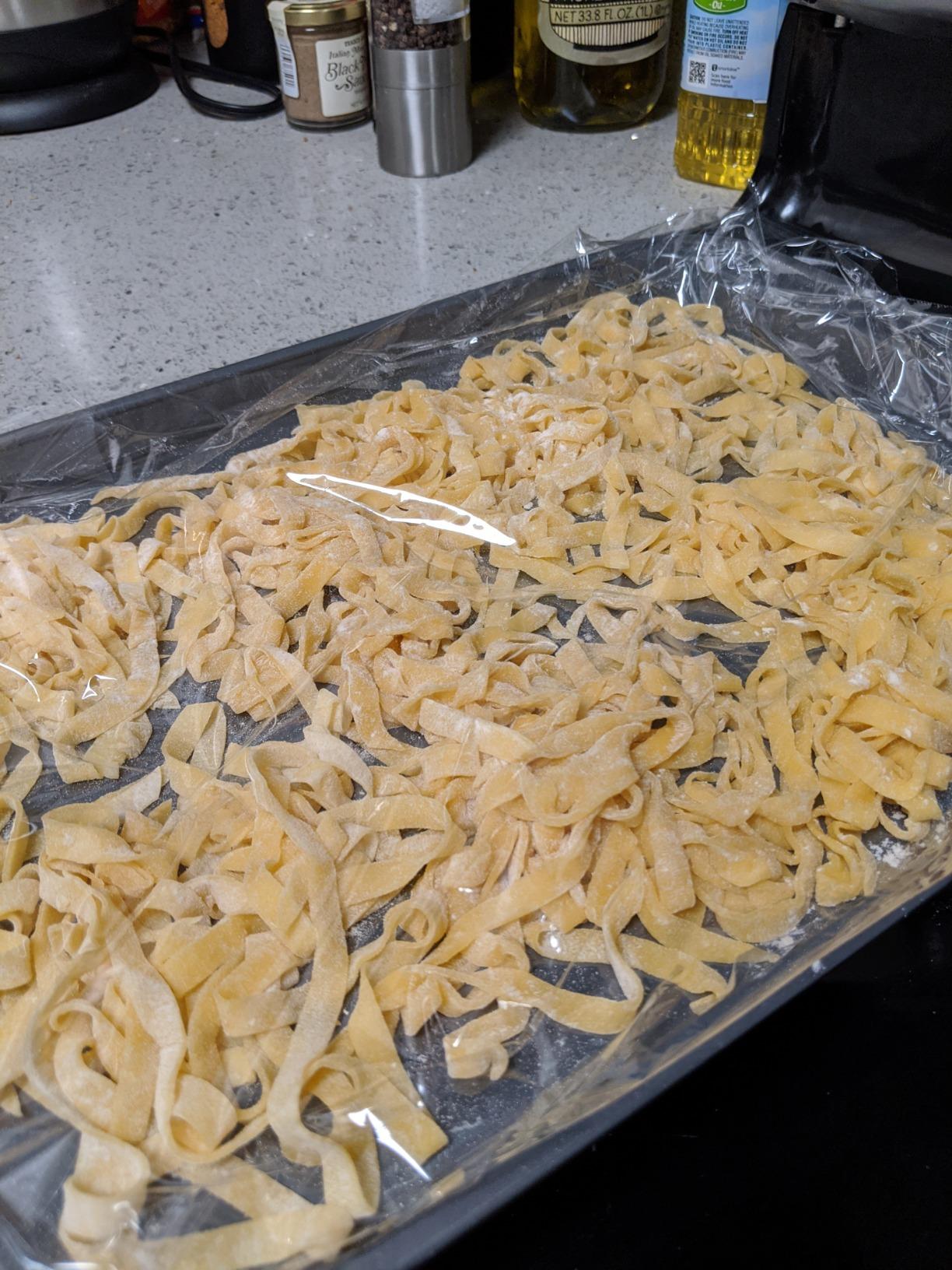 Imperia Pasta Maker Machine- 100% Made in Italy, Heavy Duty Steel Construction, Easy Lock Dial, Wood Grip Handle & Cleaning Brush- Fresh Homemade Italian Spaghetti Fettuccine or Lasagna (Classic Line) customer photo 2