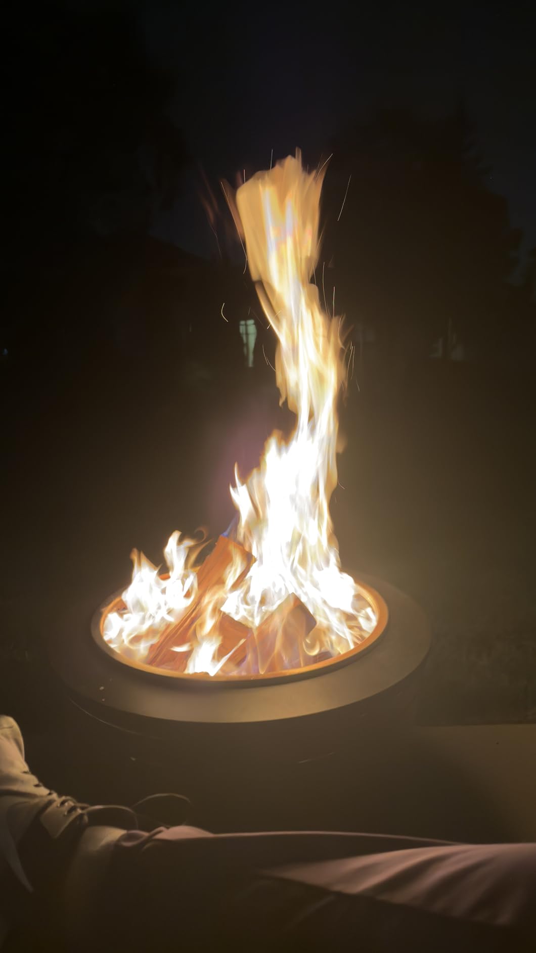 Tiki Smokeless Fire Pit 20-Inch - Portable Outdoor Wood Burning Fire Pit for Patio, Backyard & Camping, Stainless Steel, Removable Ash Pan, Stand & Cover - TIKI Social Fire Pit customer photo 1
