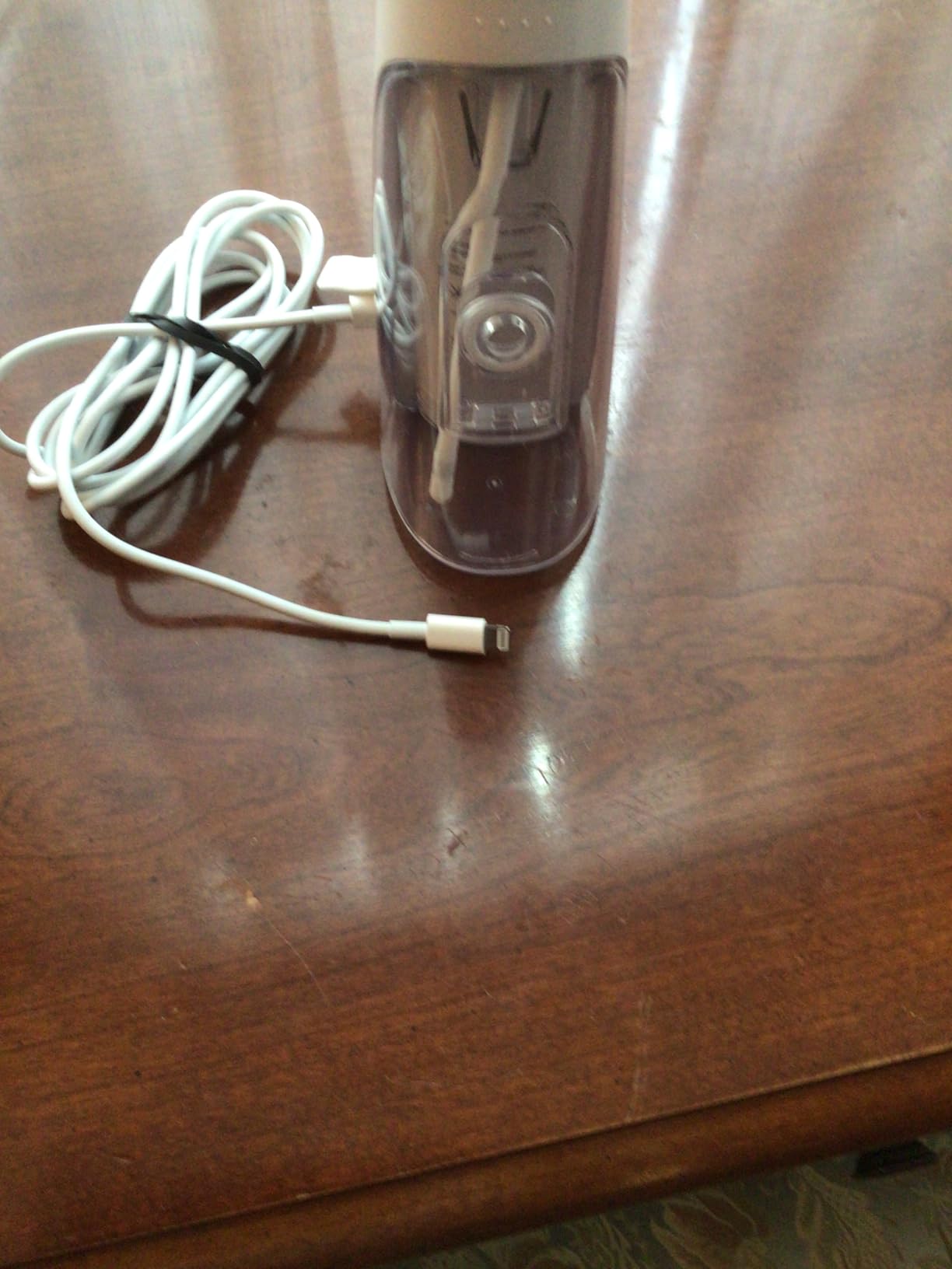 Waterpik Cordless Pulse 3100 Rechargeable Portable Water Flosser for Teeth, Gums, Braces Care and Travel with 2 Flossing Tips, Waterproof for Shower Use, ADA Accepted, WF-20 White customer photo 1