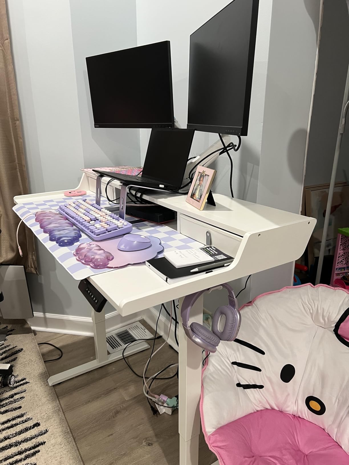 ErGear Electric Standing Desk with Drawers, 48