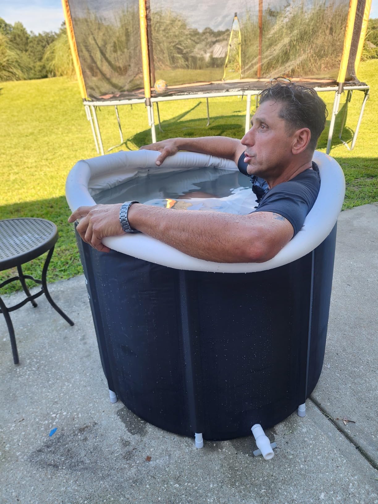 Lifepro Portable Ice Bath Tub with Cover and Storage Bag - Home & Travel Ice Bath Tub for Athletes and Adults, Durable Cold Plunge Tub for Home Therapy Sessions, Outdoor Ice Bath Cold Water Plunge Tub customer photo 2