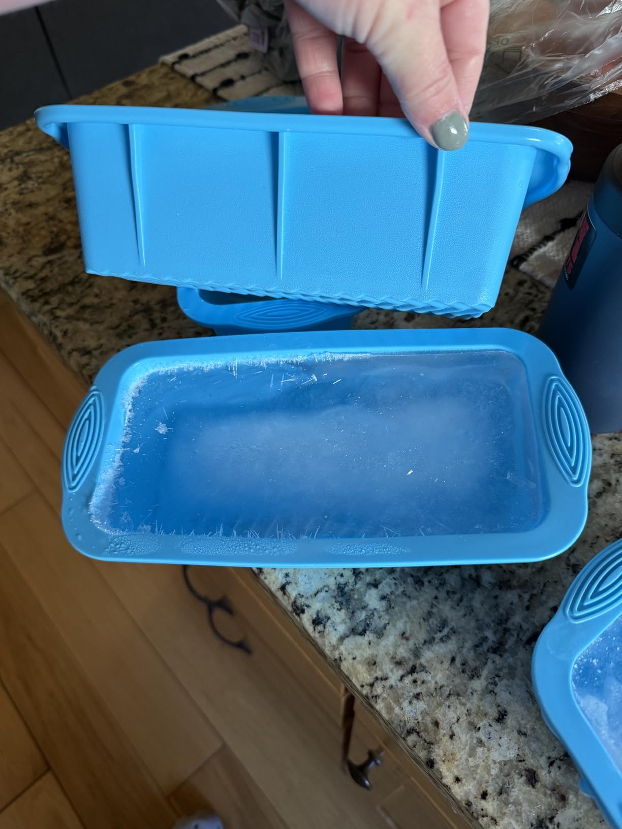 Extra Large Ice Block Mold for Ice Bath, 4 Pack 9.4lb Big Ice Cube Molds, Silicone Ice Bath Accessories Water Chiller for Cold Plunge or Coolers customer photo 1