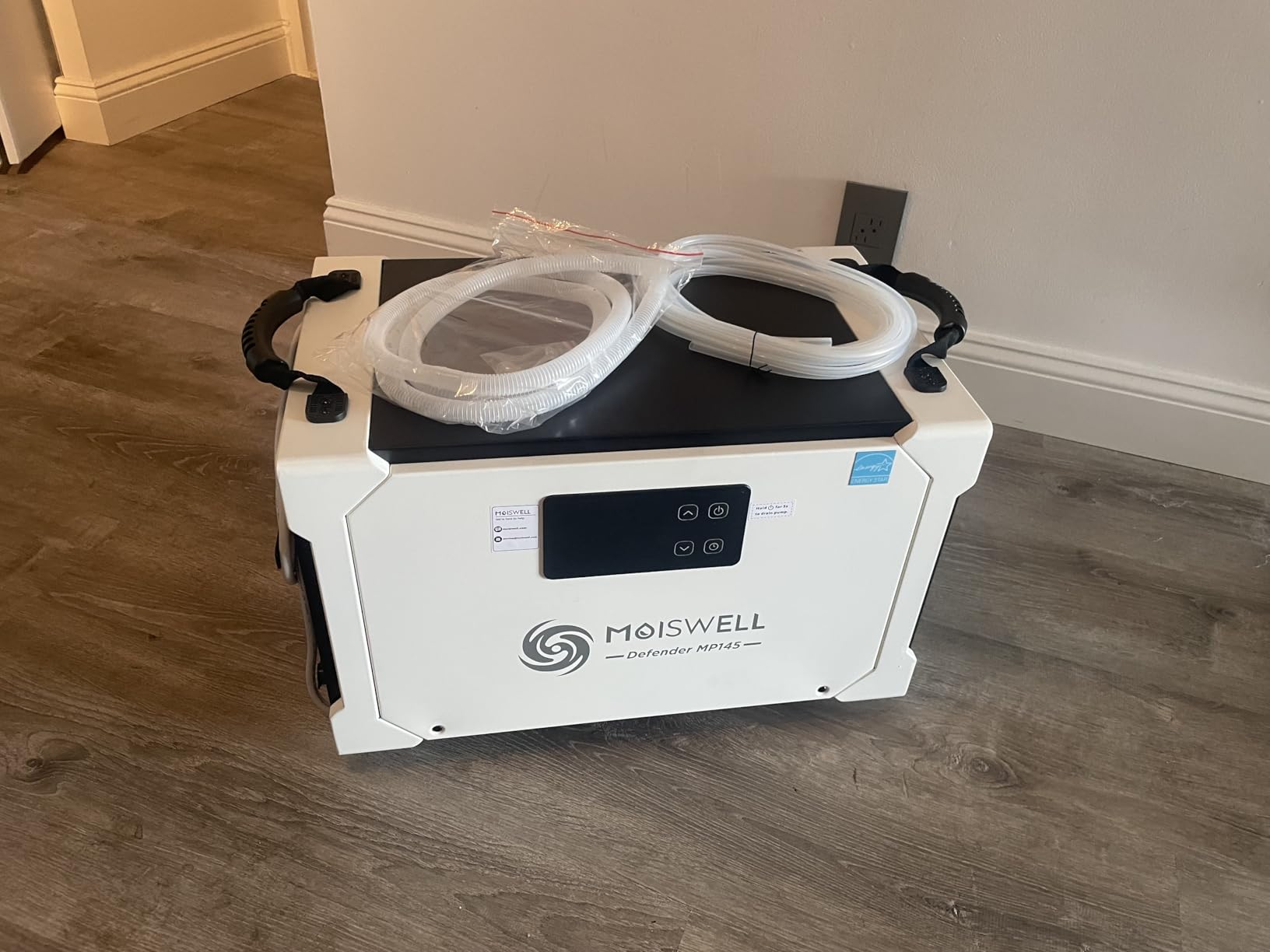155 Pints Commercial Dehumidifier with Pump and Drain Hose, Energy Star Certified Crawl Space dehumidifier, Industry Water Damage Unit for up to 6,000 sq ft Basements customer photo 2