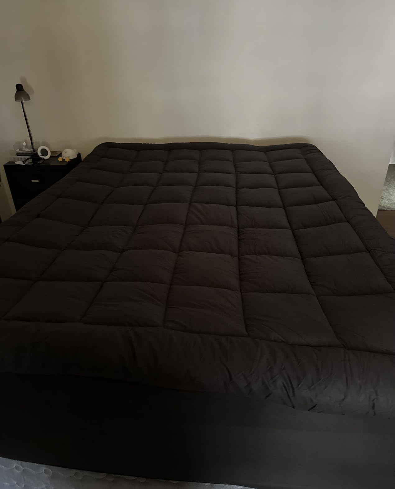 Niagara Sleep Solution Cloud-Like Queen Mattress Topper - 100% Cotton Top Mattress Pad for Back Pain Relief - Breathable & Naturally Cooling for Hot Sleepers, White customer photo 1