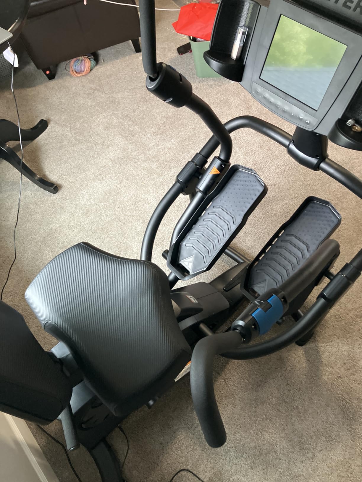 Teeter FreeStep Recumbent Cross Trainer Stepper, Zero-Impact Exercise Bike Alternative w/Patented Physical Therapy Stride, Up to 350lb, Free App w/Trainer Workouts customer photo 1