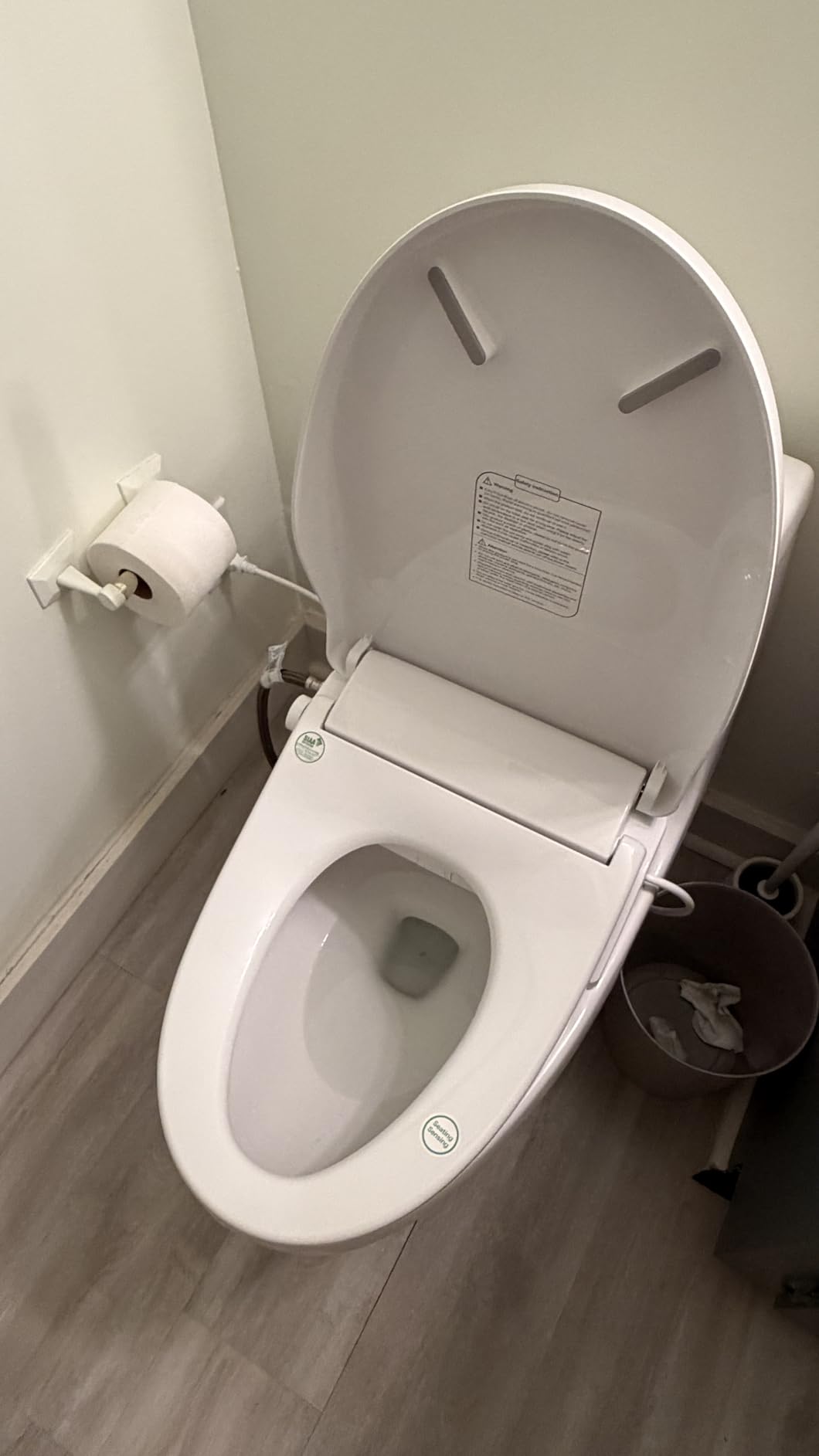 iliD Bidet Seat, Toilet Seat, Electric Elongated Ecoseat with Four Cleaning Modes, Adjustable Angle and Pressure, Remote Control, Slow Close Lid, Easy Installation, 2 Year Warranty customer photo 2