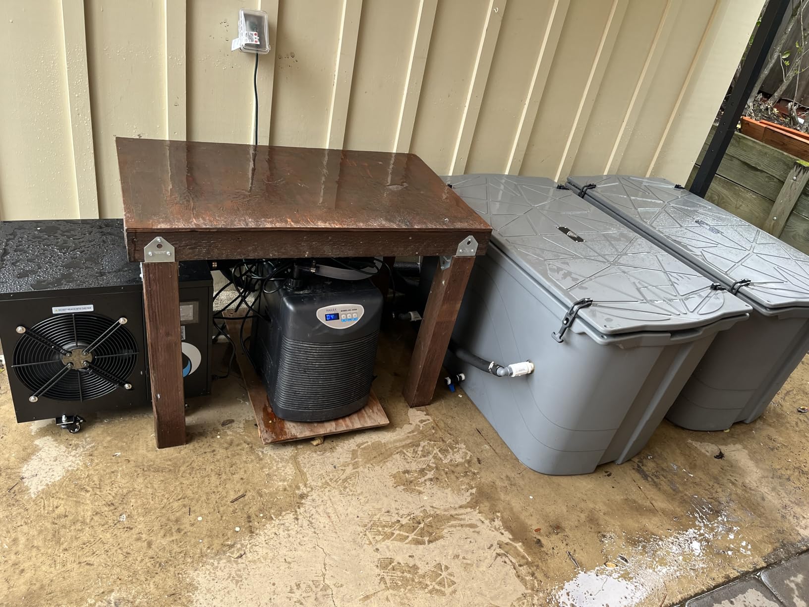 Frozin 400 Cold Plunge Tub. High-efficiency Foam Insulation for Superior Ice Retention over Uninsulated Barrel or Inflatable Ice Baths. 100 Gallon Frozen Capacity. customer photo 1