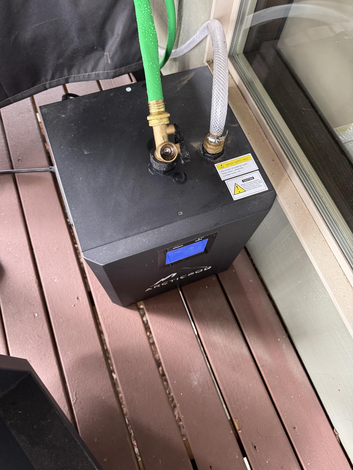 Frozin 400 Cold Plunge Tub. High-efficiency Foam Insulation for Superior Ice Retention over Uninsulated Barrel or Inflatable Ice Baths. 100 Gallon Frozen Capacity. customer photo 2