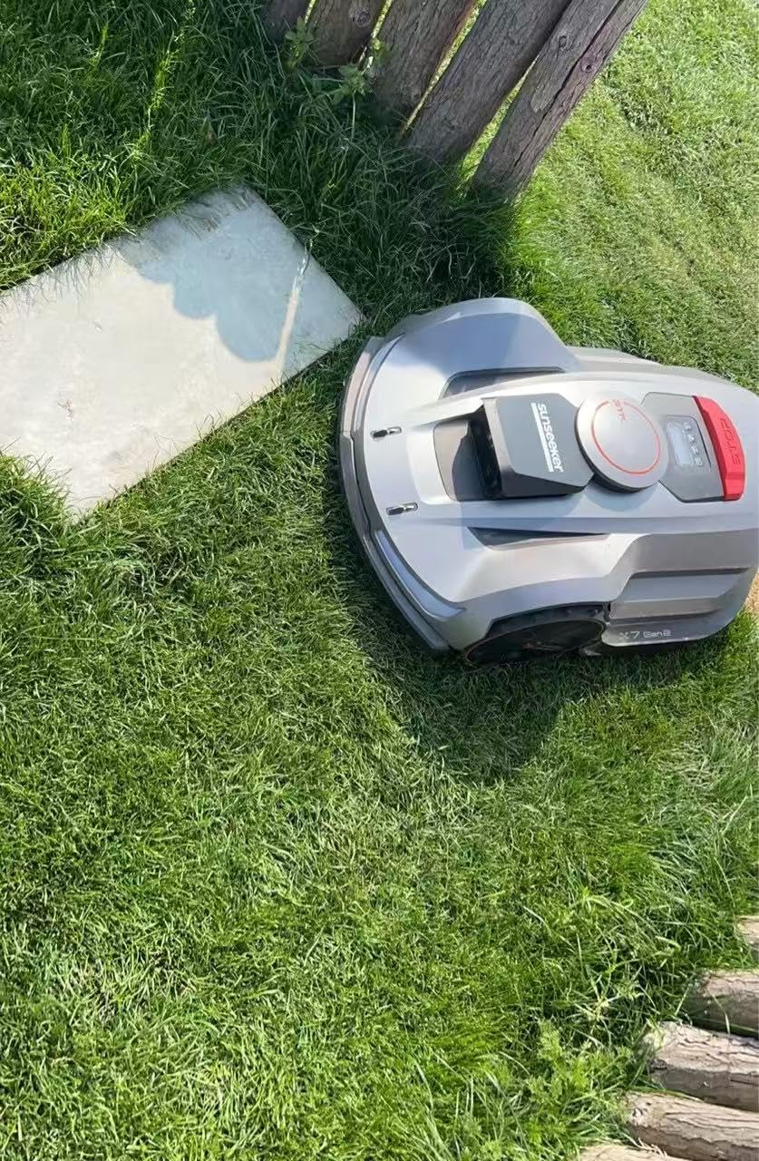 Sunseeker X7 Wireless Robot Lawn Mower 0.75 Acre/ 32,000Sq. Ft, with Smart APP Control, Vision AI System & RTK, Path Planning, Adaptive Floating Cut Height up to 4