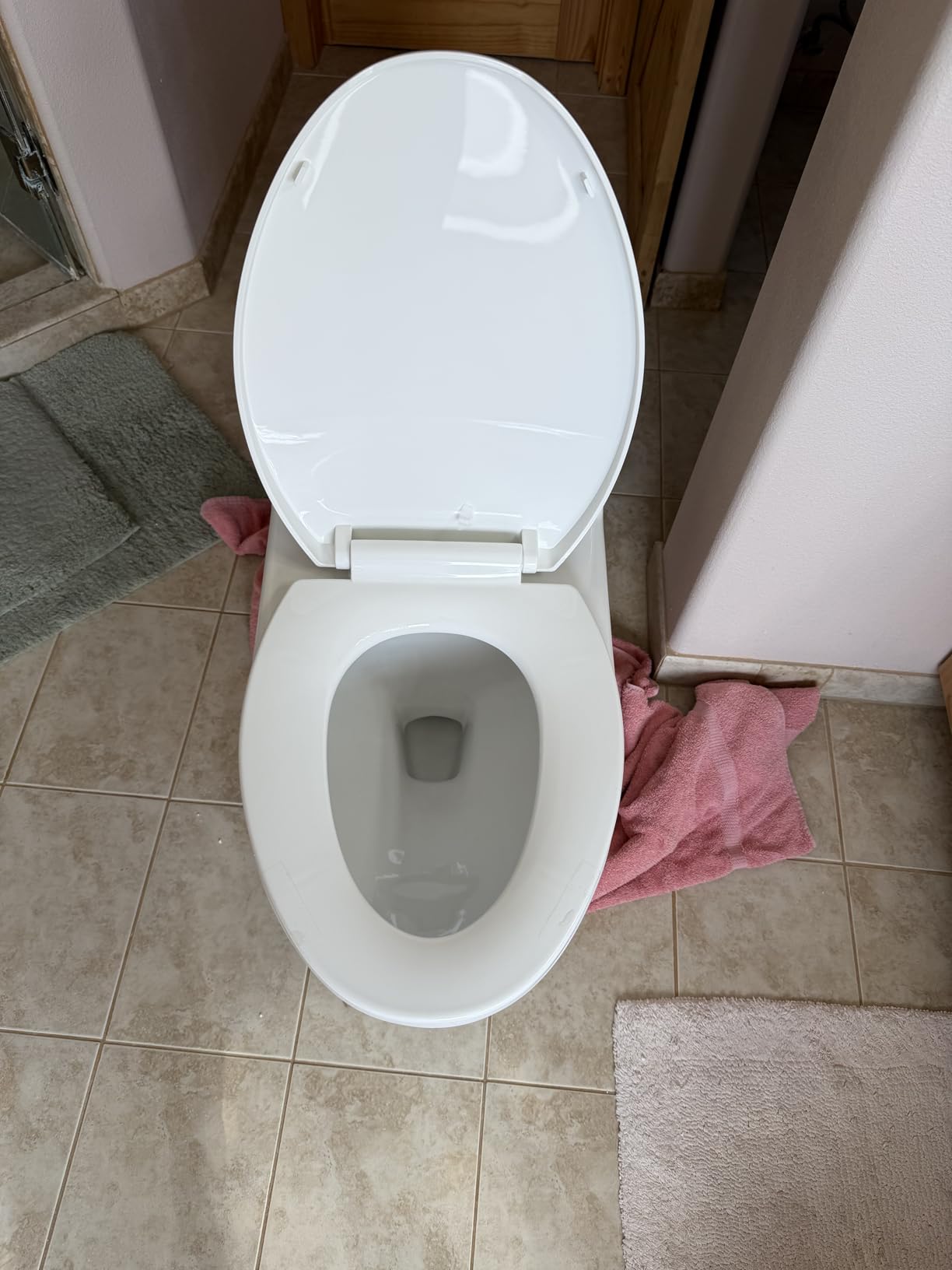 HOROW T0338W One Piece Toilet with Smart Seat, Elongated ADA Height Toilets with Heated Seat, Luxury Smart Toilet with Bidet Built-in, Dual Flush 12'' Rough-in, Standard White Toilet customer photo 1