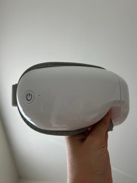 latumab Eye Massager with Heat, Heated Eye Mask with Bluetooth Music, Face Massager, Mask for Migraine & Headache Relief, Improved Sleep customer photo 1