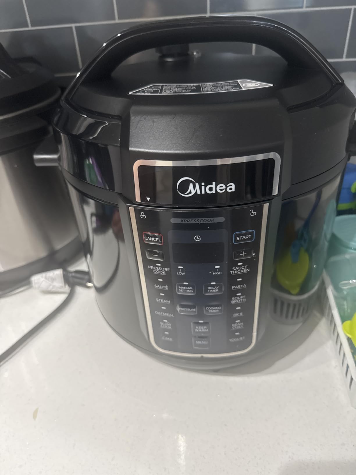 Midea WideMax 12-in-1 Electric Pressure Cooker, 6.5 Quart, 12 Presets, Multi-Functional Programmable Slow Cooker, Rice Cooker, Steamer, Sauté Pan, Cake, Yogurt, Warmer and More customer photo 1