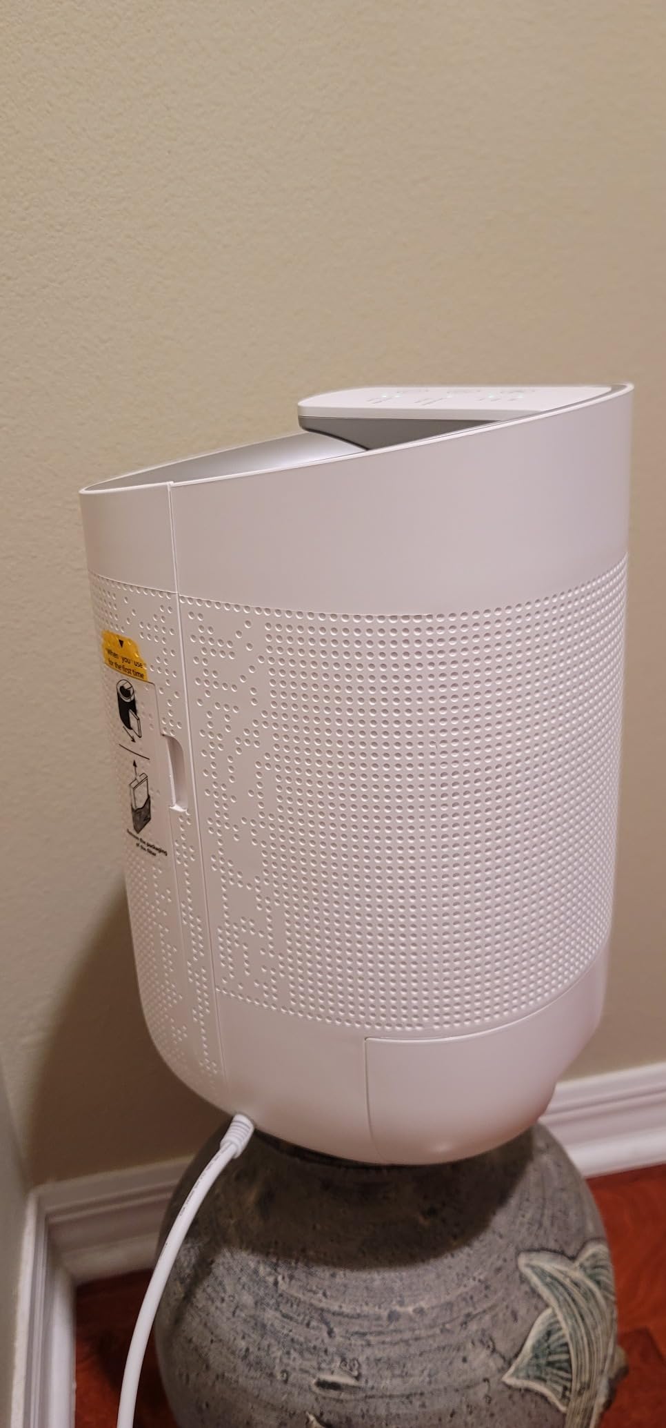 1000ml Air Dehumidifier w/Purifying Function for Home (800 Sq.Ft), Small Dehumidifiers with WIFI APP Control, Auto Shut Off, True HEPA Filter, Ideal for Closet Bedroom Bathroom 2 Filter customer photo 1