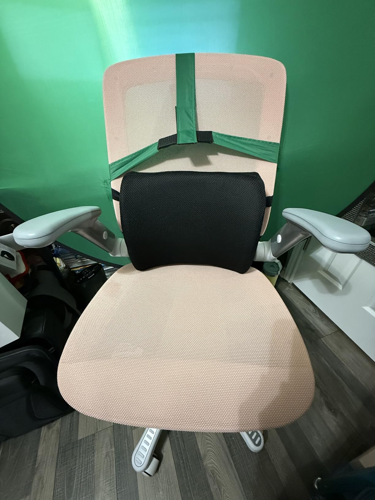 GABRYLLY Ergonomic Office Chair, High Back Mesh Desk Chair with Adjustable Headrest, Flip-Up Arms, 90-120 Degree Tilt Lock, Lumbar Support and Comfy Seat, Swivel Computer Task Chair customer photo 1