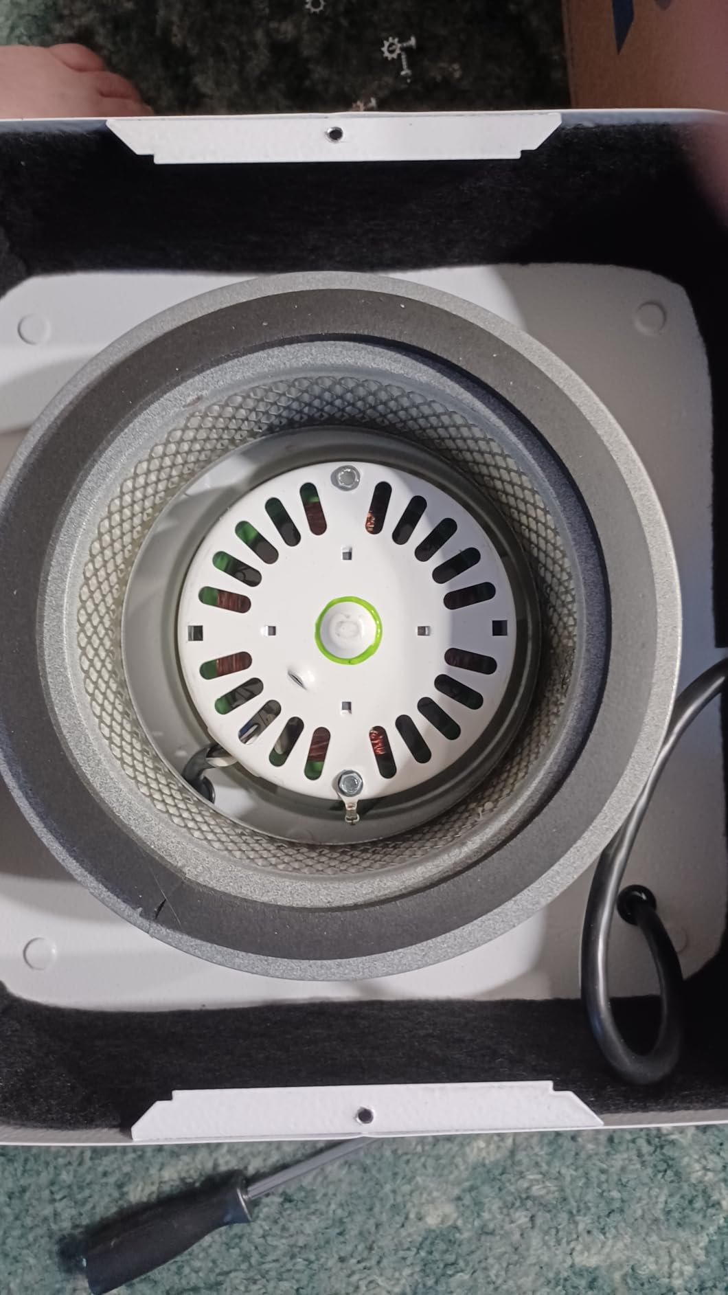 Austin Air it Room Air Purifier with VOC Carbon Wrap Air Filters - Personal Air Filter Single Room Air Purifiers - Portable Allergy Purifier - Tabletop Purifier for Dust, Model C100CC1 customer photo 2