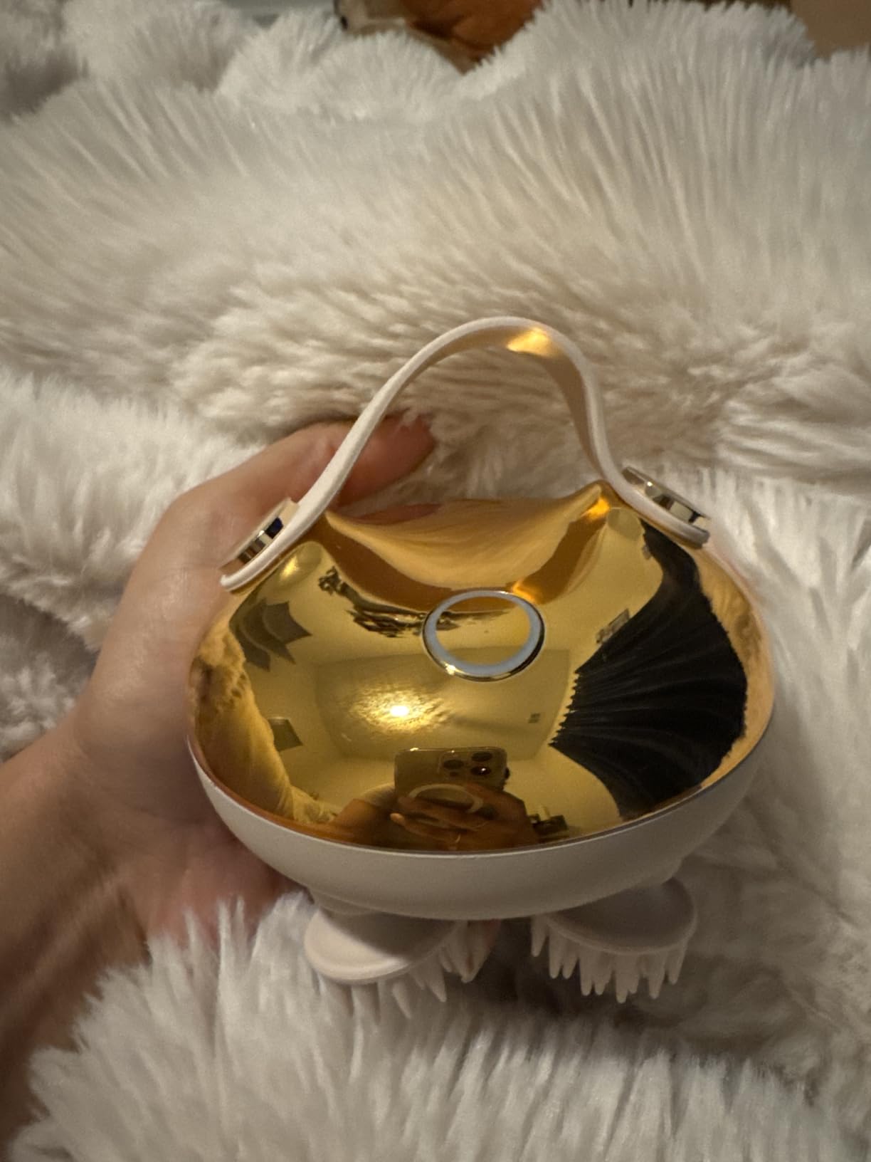 arboleaf Heated Scalp Massager Head Massager Scalp Stress Relax Hair Massager with Heat Cordless Kneading Massage Cat Massager, Gift for Mom Dad customer photo 2