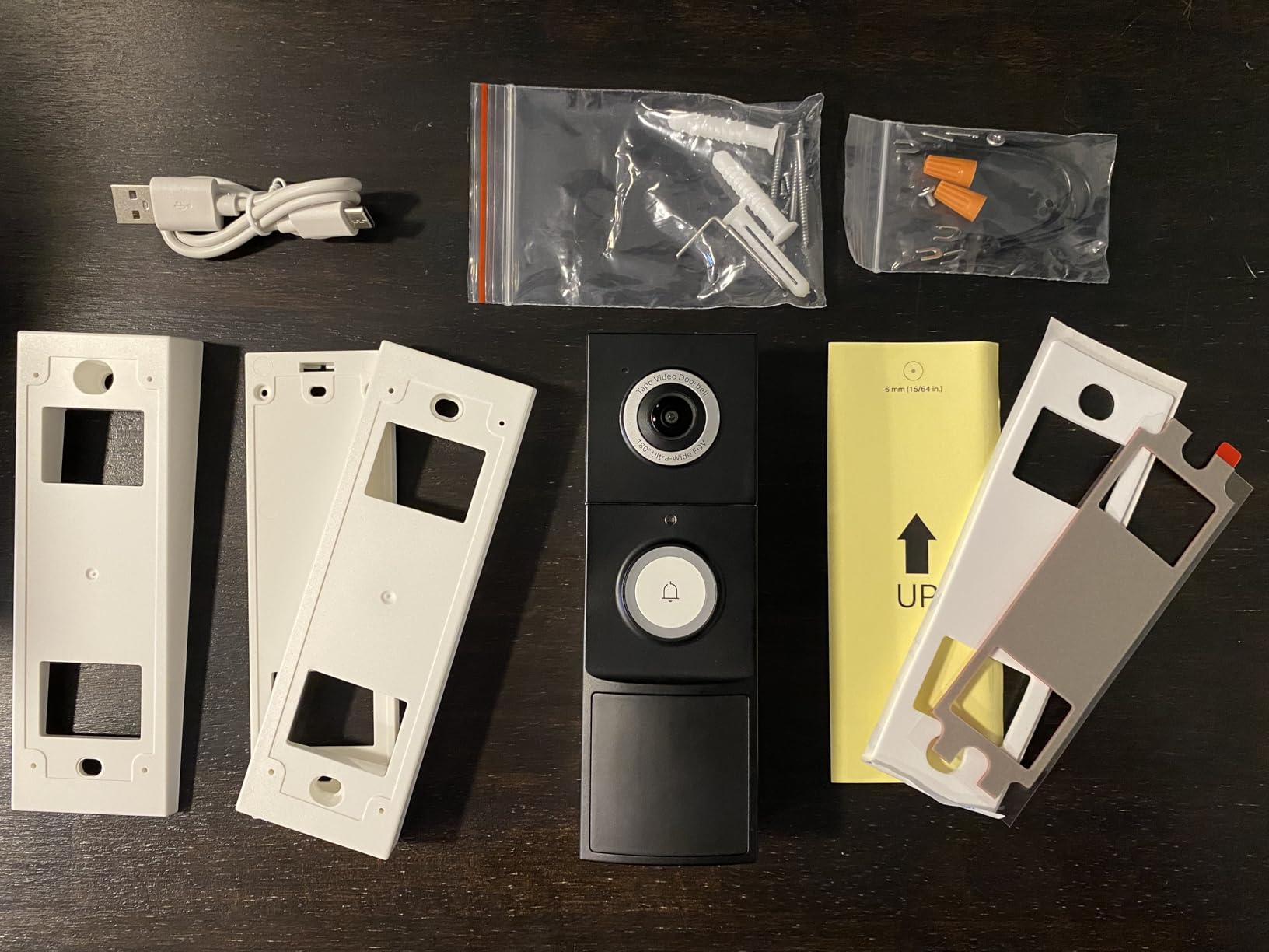 Tapo 2K+ Wired or Battery Powered Smart Video Doorbell with Chime - 180° Field of View, Person/Vehicle/Package Detection, Ring Call, 2-Way Audio, Subscription-Free Local Storage or Optional Cloud, D225 customer photo 2