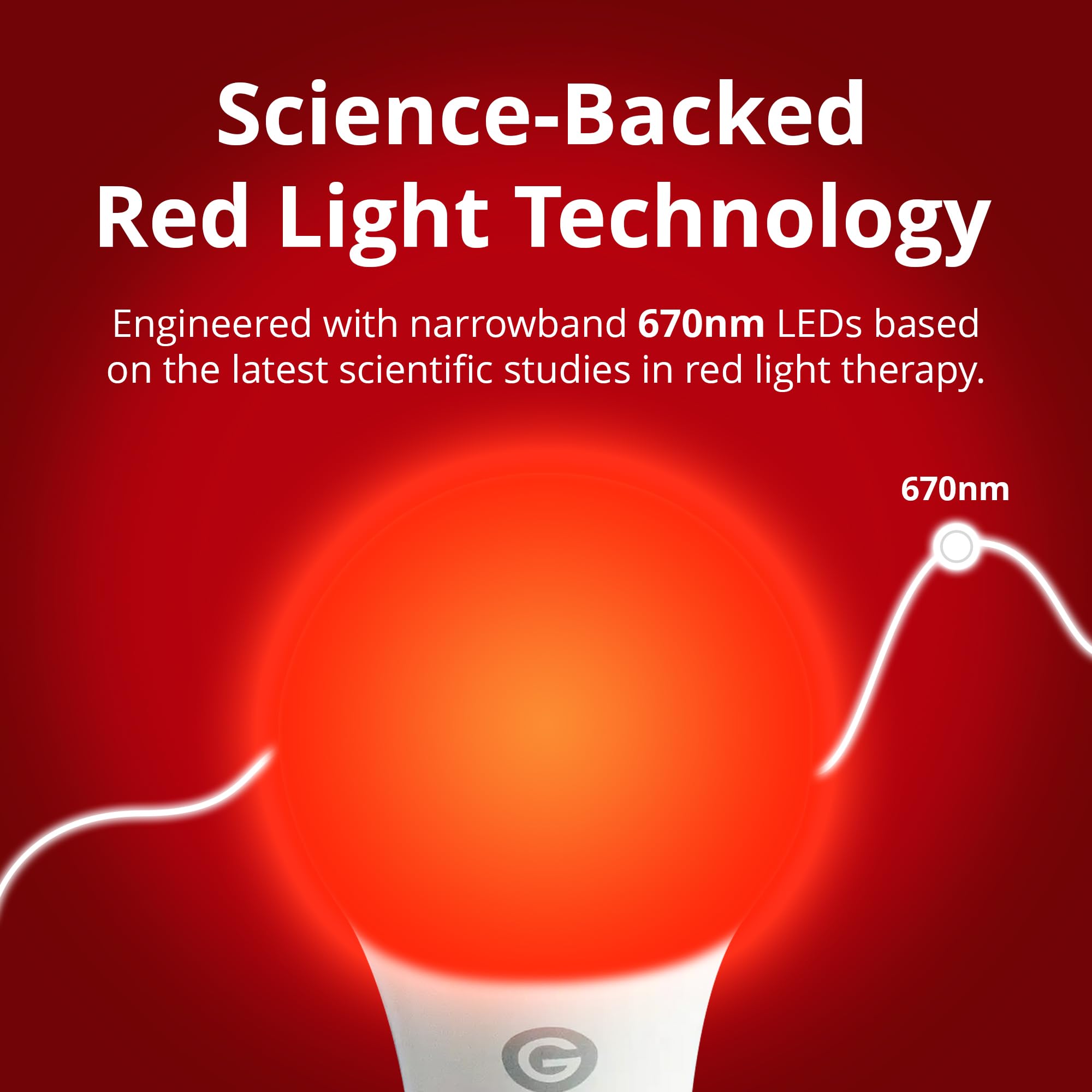 Revive - 670nm Red Light Bulb by Gamma - Sleep Therapy - Melatonin Promoting Natural Sleep Aid customer photo 2