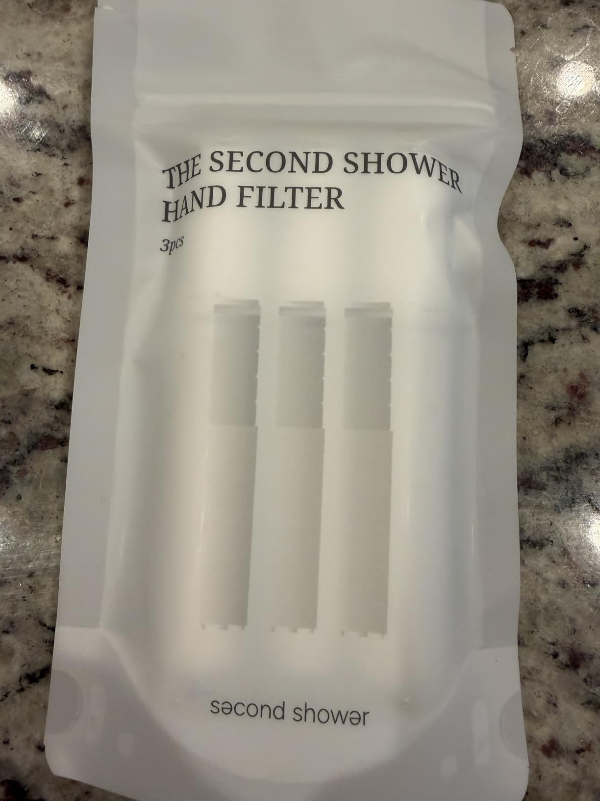 SecondShower Clinically Proven Filter for Skin Health, Removes 99% of Chlorine & Chloramine, NSF Certified Filtration for Hard Water, Eco Friendly Natural Vitamin C Shower Filter (3 Pack) customer photo 2