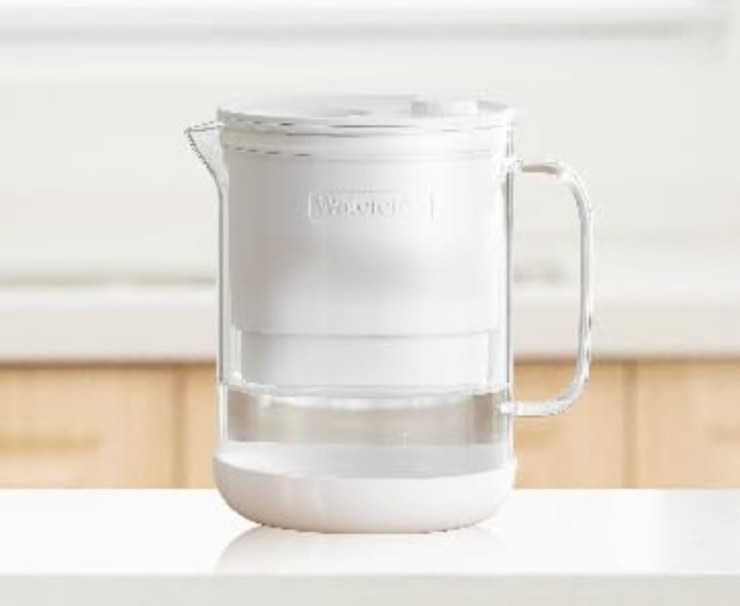 Waterdrop PT-72W Glass Water Filter Pitcher, 7-Cup, Eco-Friendly, NSF/ANSI 53, 42 and 372 Certified Filter, Reduces PFOA/PFOS, Chlorine, Cadmium, Copper and Mercury, BPA-Free, Easy to Clean, White customer photo 2