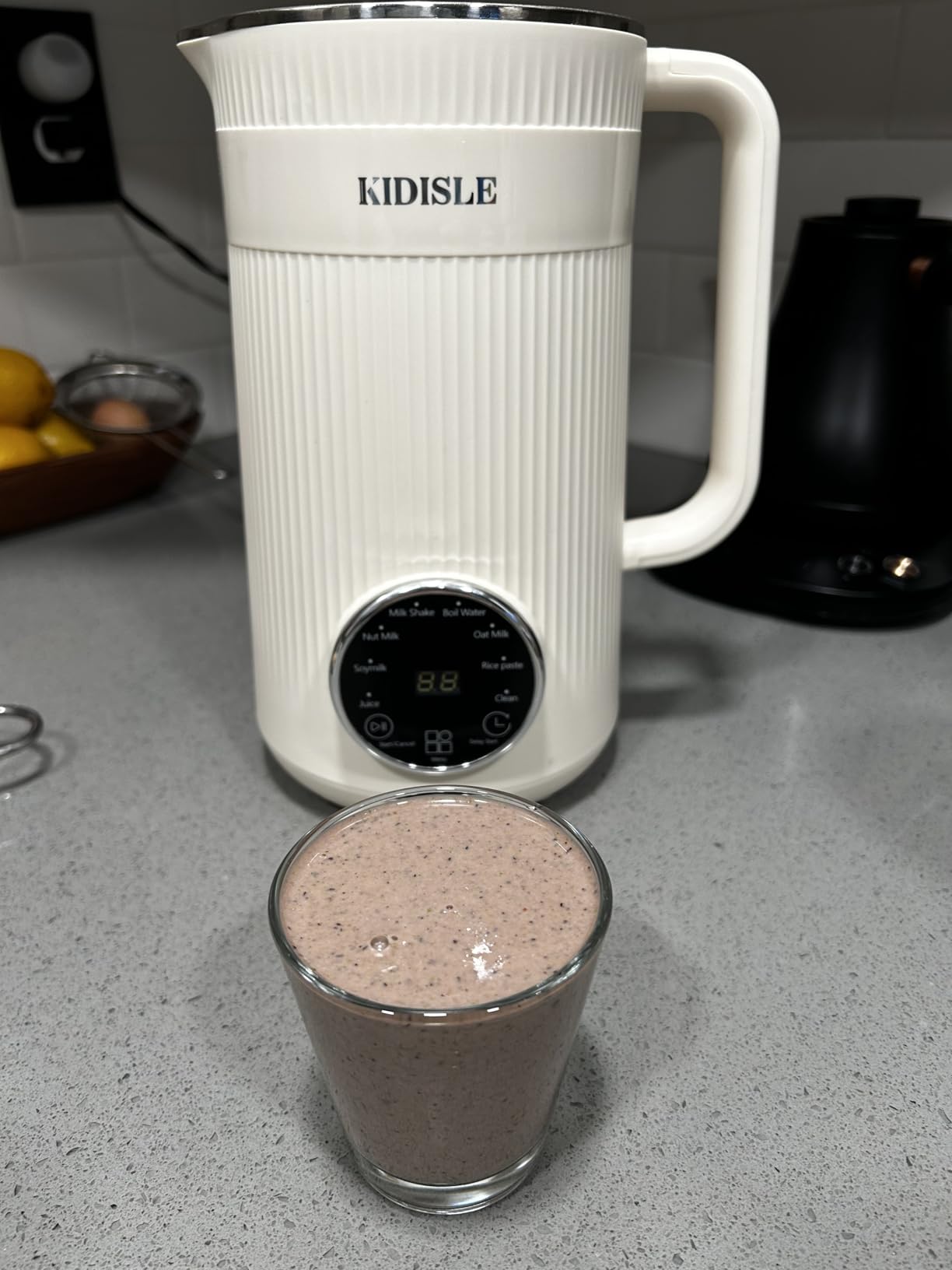 KIDISLE 8 in 1 Nut Milk Maker Blender, 32oz Homemade Soy, Almond, Oat, Coconut, Plant Based Beverages customer photo 1