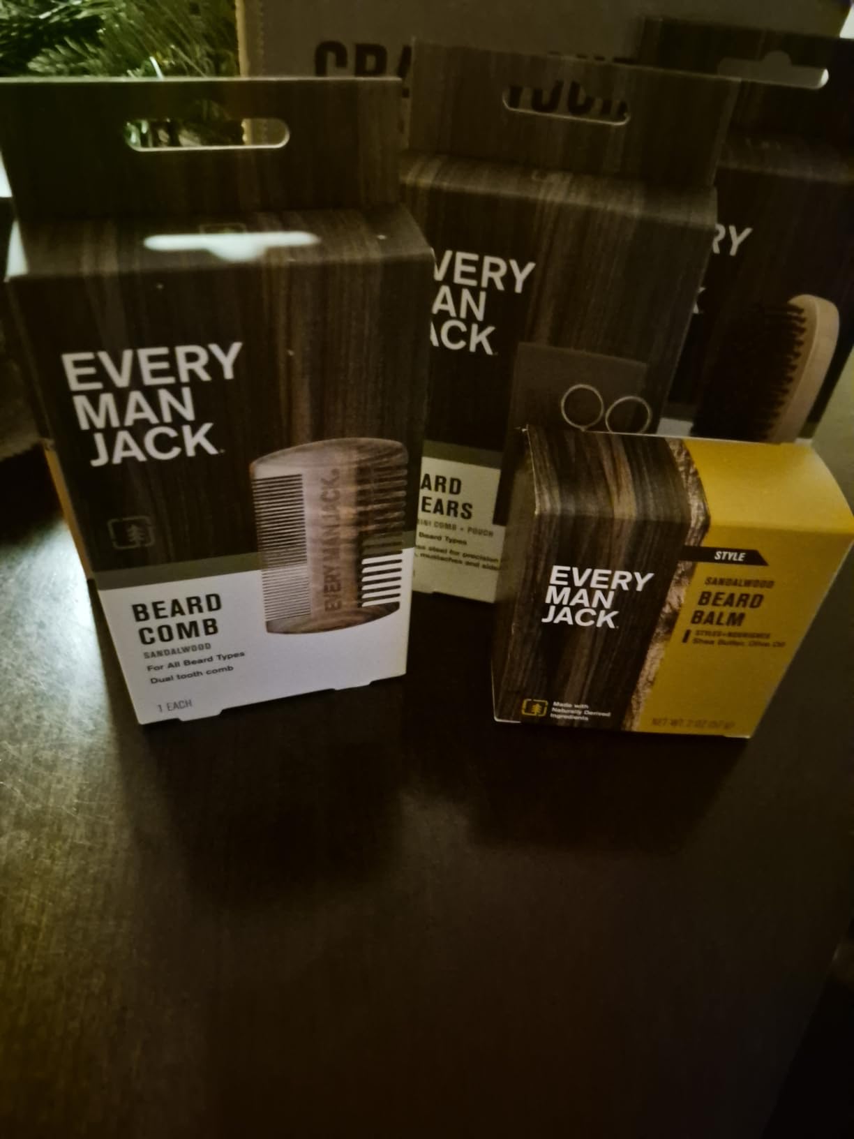 Every Man Jack Beard Grooming Kit for Men - Includes Sandalwood Beard Oil & Beard Balm, Beard Brush, Wooden Dual-sided Comb, Trimming Scissors and Mustache Comb customer photo 2