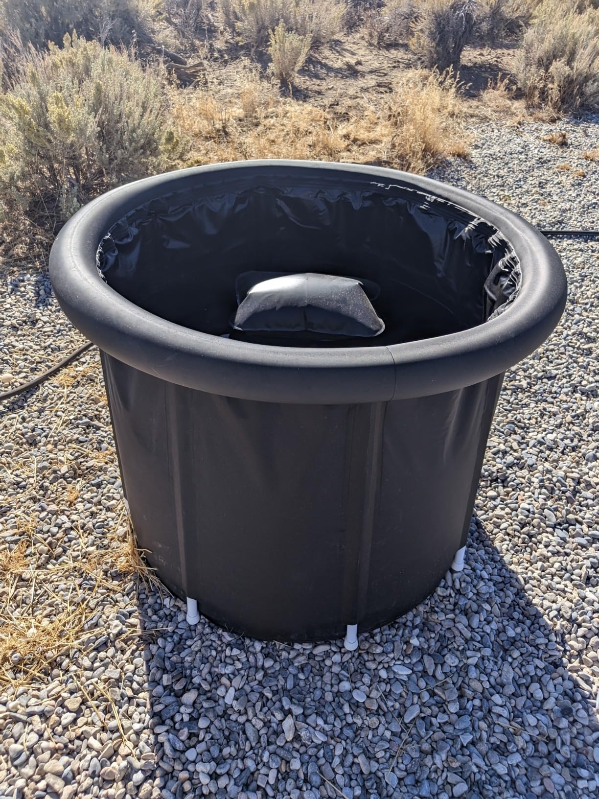 VEVOR Ice Bath Tub XL, Cold Water Therapy Plunge Tub for Athletes, Portable Outdoor Ice Barrel Plunge Pool for Recovery (Black, 105 Gal) customer photo 1