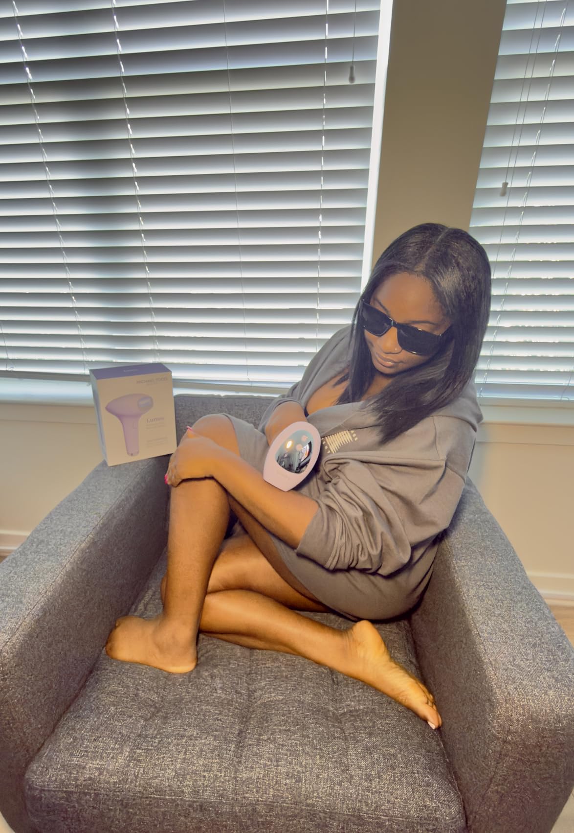 LUMOS Laser IPL Hair Removal Device - 50°F CoolMax Technology customer photo 2