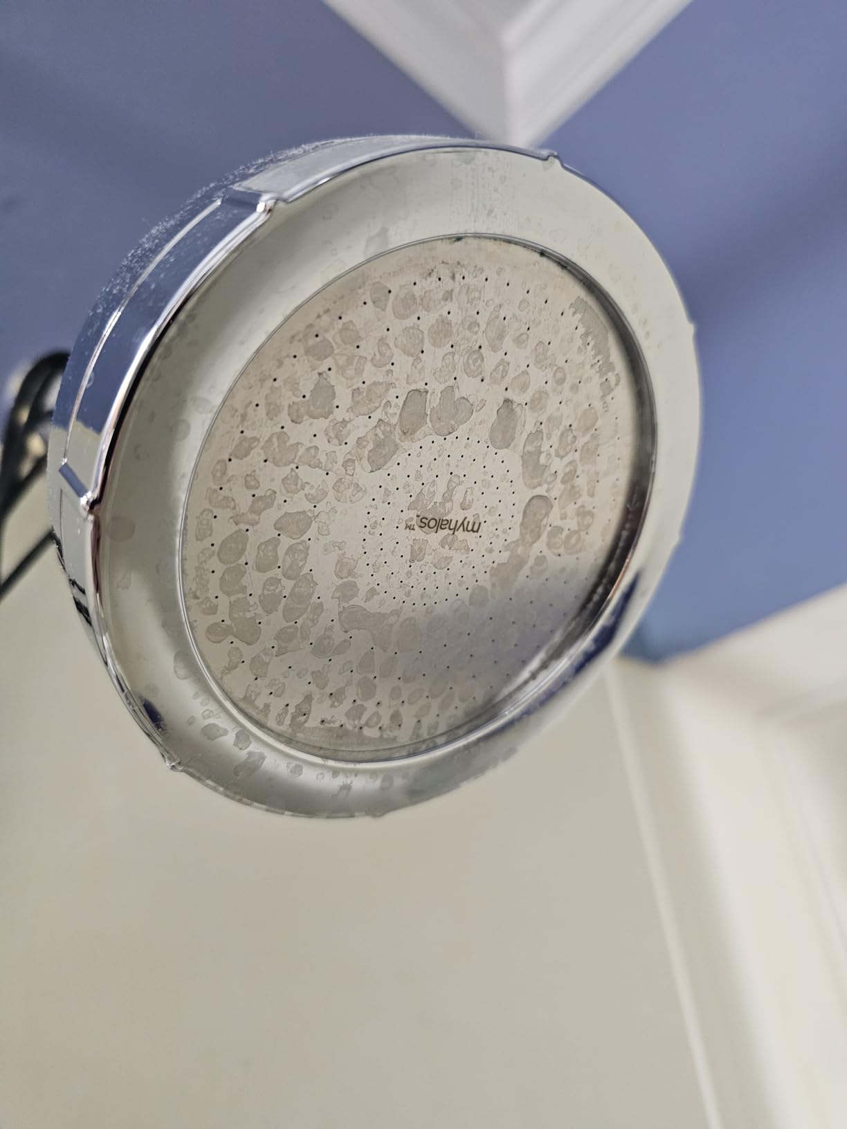 MyHalos Filtered Shower Head for Hard Water Filter - High Pressure, Removes Chlorine - Shower Head Filter for Hard Water Softener Showerhead, Easy Install, For Hair & Skin, Filtering (Chrome) customer photo 1