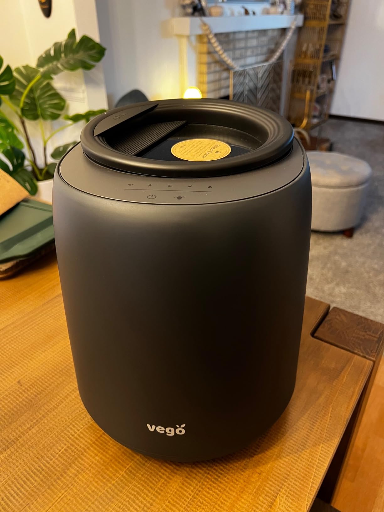 Vego Kitchen Composter, 4L Electric Composter Countertop 5 Modes Weight-Based Smart Compost Bin with App Odorless Auto-Cleaning Food Waste Compost Machine Indoor, Black customer photo 2
