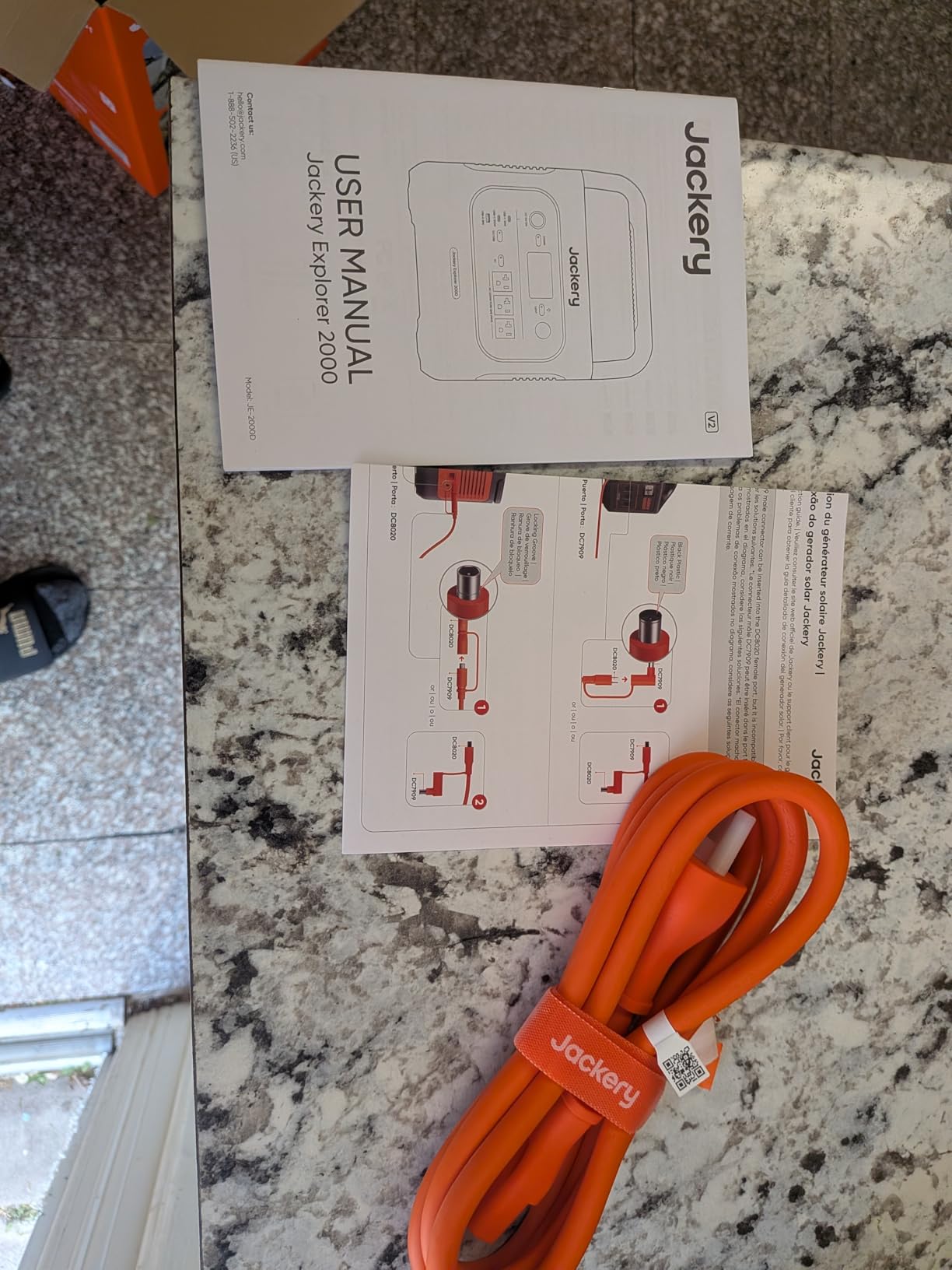 Jackery Explorer 2000 v2 Portable Power Station, 2042Wh LiFePO4 Home Backup Battery, 2200W Solar Generator, USB-C PD 100W Fast Charging for Emergencies, Power Outages, Camping customer photo 1