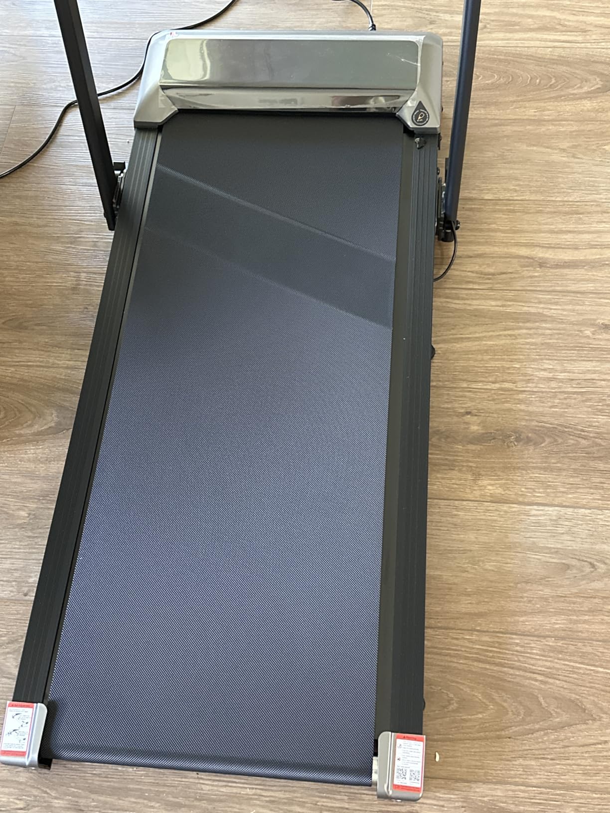 Acezoe Walking Pad Treadmill with Incline, 2 in 1 Foldable Treadmills for Home Small Office, 300lbs Portable Compact Under Desk Treadmill with App, Remote Control and LED Display customer photo 1