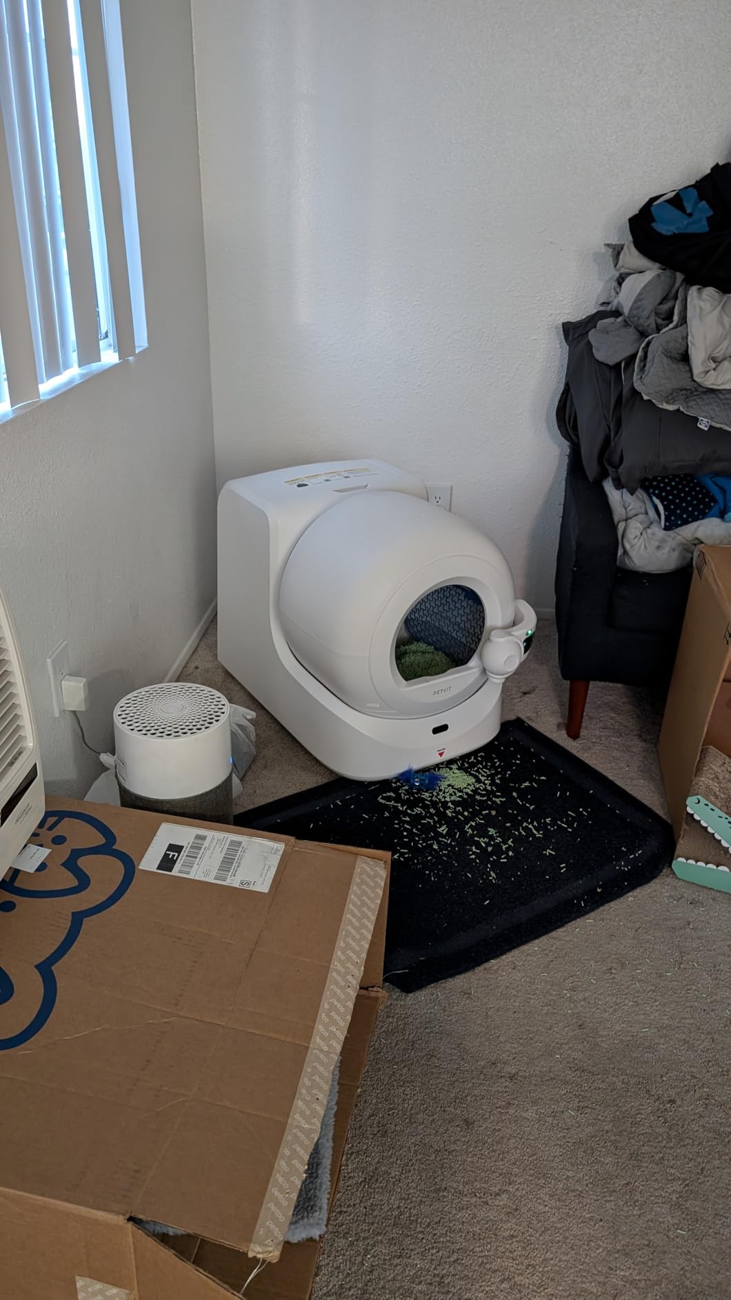 PETKIT Purobot Ultra Auto Waste Packing & Multi-Cat Toilet Behavior AI Camera Tracking Automatic Self-Cleaning Cat Litter Box, Smart Robot with 5G WiFi App Control & Integration Safety & Odor Free customer photo 1