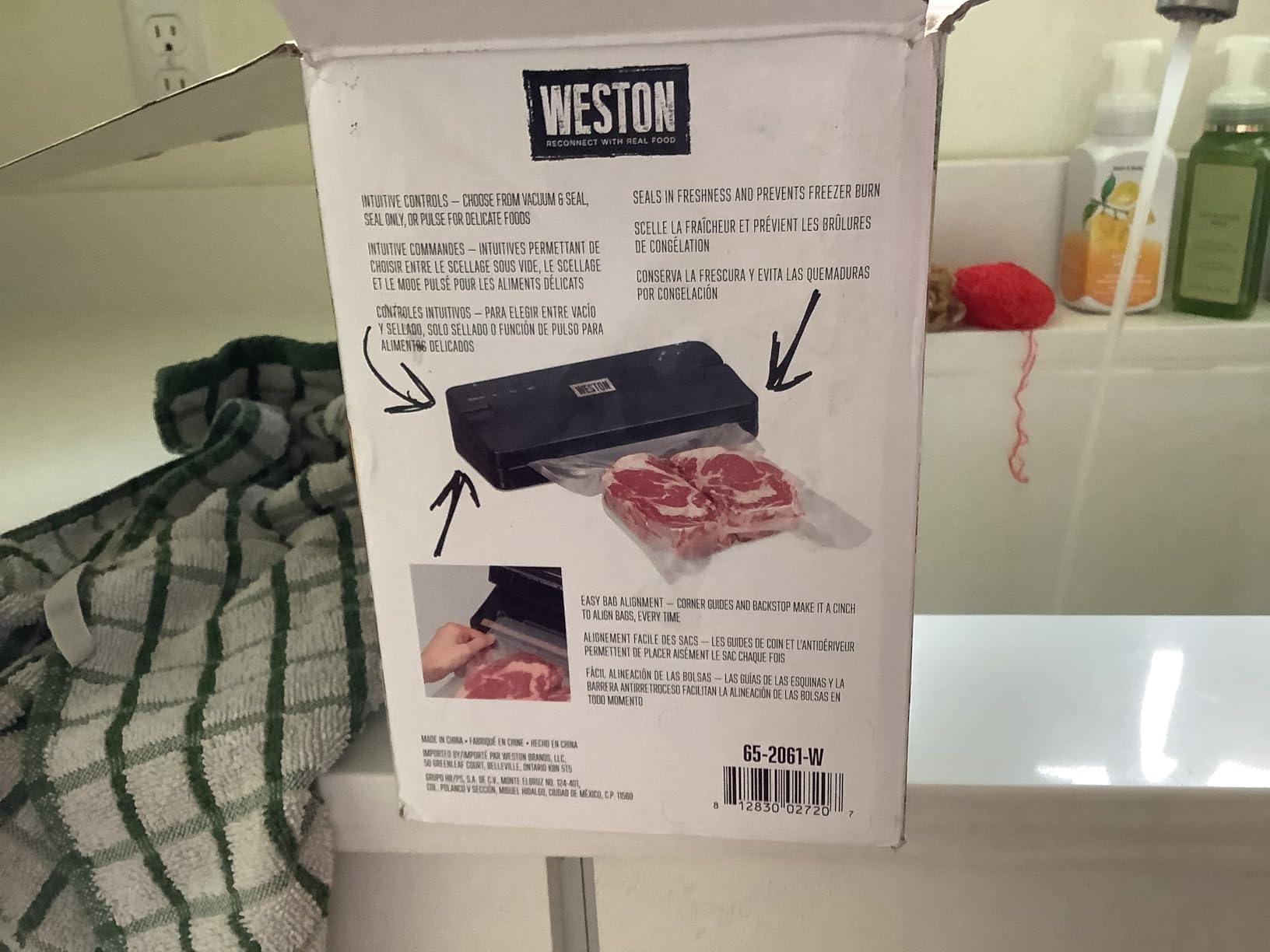 Weston Compact Food Vacuum Sealer Machine, Powerful 23